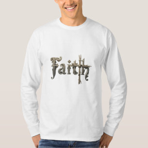 Glauben Langarm Unisex T-Shirt