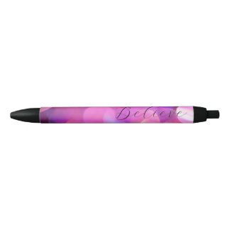 "Glauben" Lila Sparkle-Hintergrund Kugelschreiber