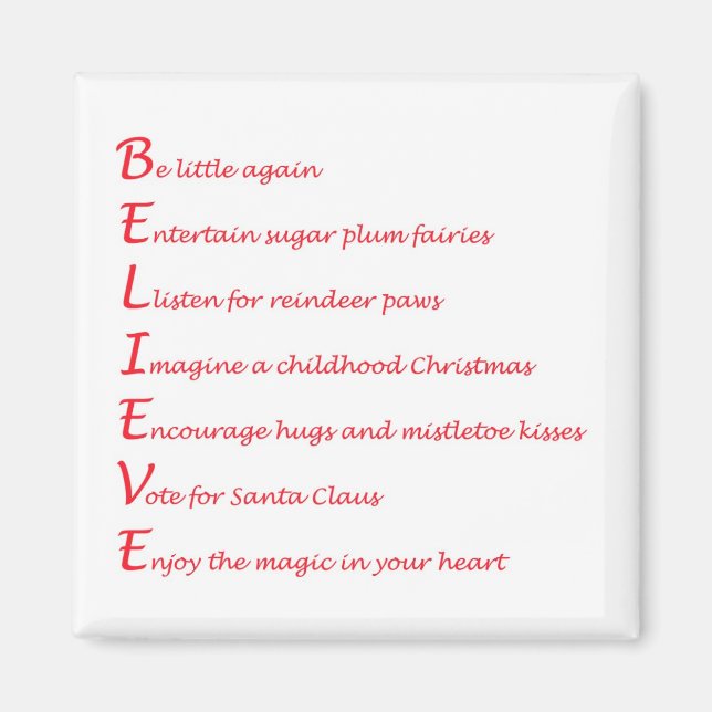 Glauben Magnet (Vorne)