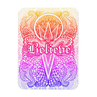 Glauben - Positives Zitat Magnet