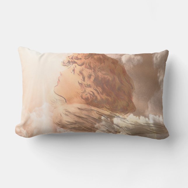 Glauben-Schutzengel Lendenkissen (Vorderseite)