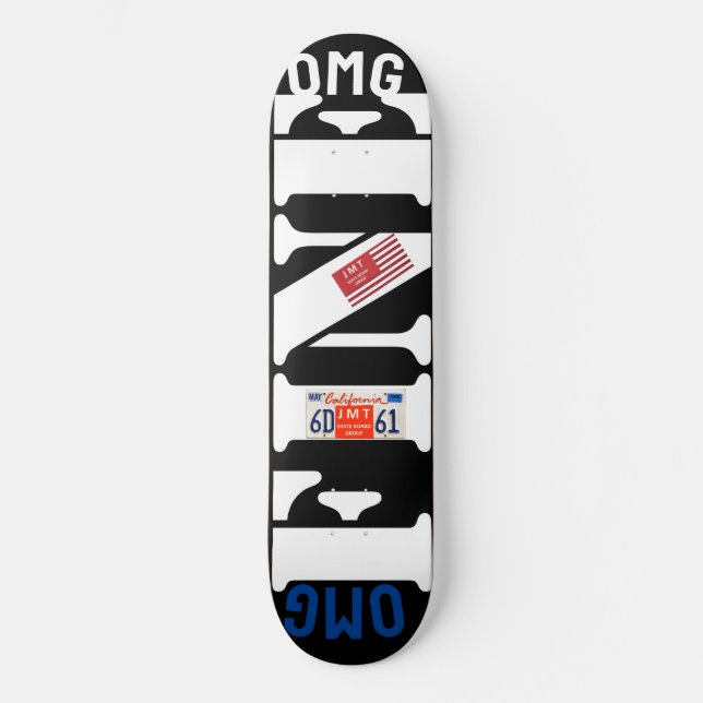 GLAUBEN SIE! 20,96cm Skateboard Deck (Vorderseite)