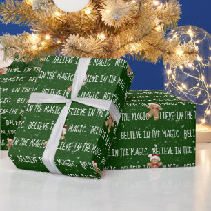 GLAUBEN SIE AN DEN MAGISCHEN Text Geschenkpapier