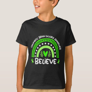 Glauben Sie an den Monat der Schädel-Hirn-Traumata T-Shirt