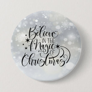 Glauben Sie an den Zauber der Weihnachtszeit - Sch Button