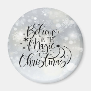 Glauben Sie an den Zauber der Weihnachtszeit - Sch Magnet
