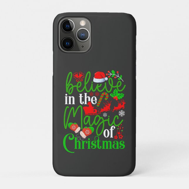 Glauben Sie an den Zauber von Weihnachten-82307 Case-Mate iPhone Hülle (Rückseite)