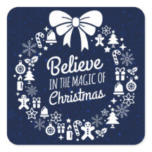 Glauben Sie an die Magie der Weihnachtssymbole