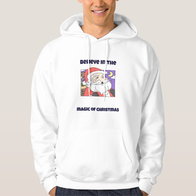 Glauben Sie an die Magie der Weihnachtszeit Hoodie (Vorderseite)