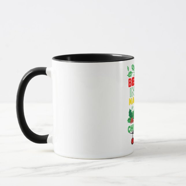 Glauben Sie an die Magie der Weihnachtszeit Tasse (Links)