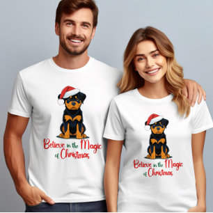 Glauben Sie an die Magie des Niedlichen Weihnachts T-Shirt