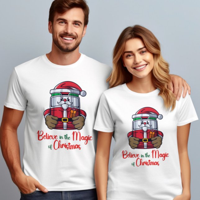 Glauben Sie an die Magie des Weihnachtsmanns T-Shirt (Von Creator hochgeladen)