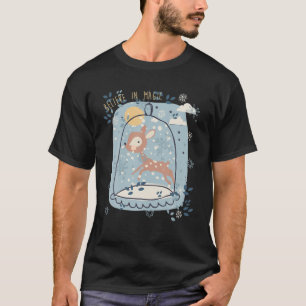 Glauben Sie an die Zauberfawn Baby Roe Deer Snow G T-Shirt