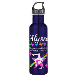 GLAUBEN SIE AN DIESE GYMNASTISCHE WASSERFLASCHE EDELSTAHLFLASCHE