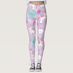 Glauben Sie an Einhörner Rosa Leggings