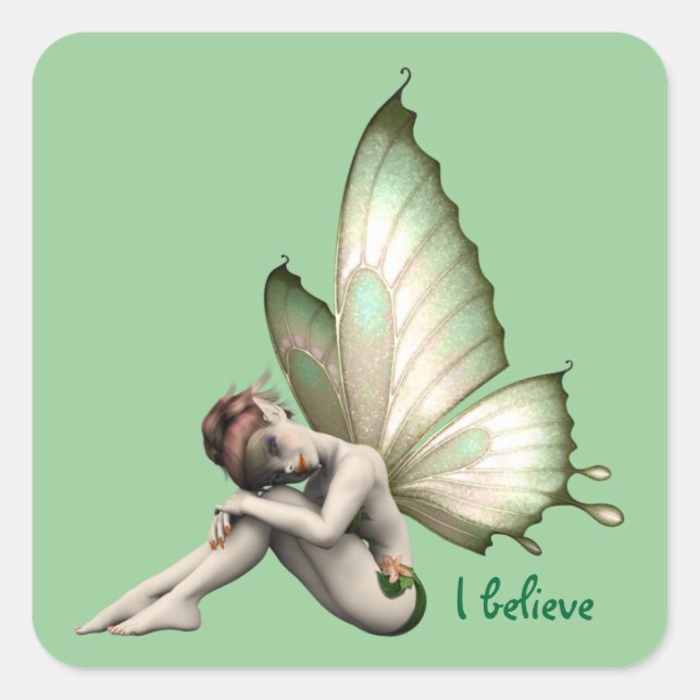 Glauben Sie an Fairies Sticker (Vorderseite)