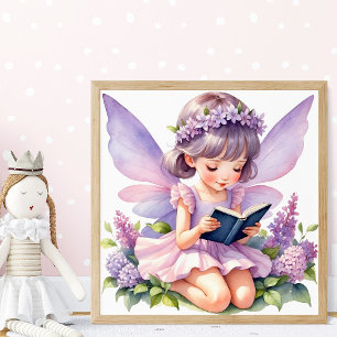 Glauben Sie an Fairy Tales Reading Art Poster