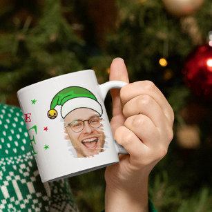 Glauben Sie an Ihr Elf Spaß Foto Weihnachten Kaffeetasse