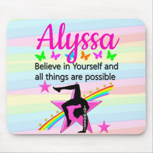 GLAUBEN SIE AN IHRE GYMNASTICS-DESIGN MOUSEPAD