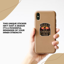 Glauben Sie an Ihre Kraft - Motivierend Aufkleber