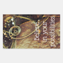 Glauben Sie an Ihre Möglichkeiten Aufkleber