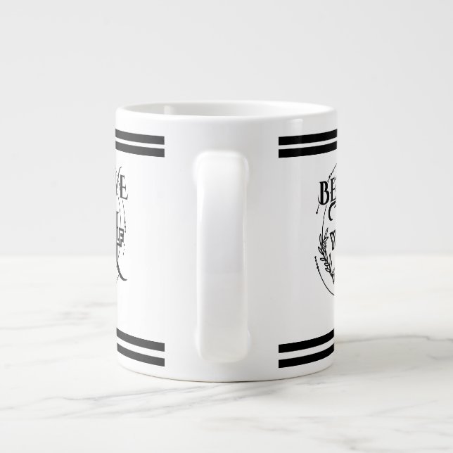 Glauben Sie an Ihre selbst Motivierend Kaffee-Tass Jumbo-Tasse (Rückseite)