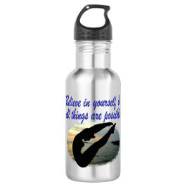 GLAUBEN SIE AN IHRE SELBSTSTÄNDE EDELSTAHLFLASCHE