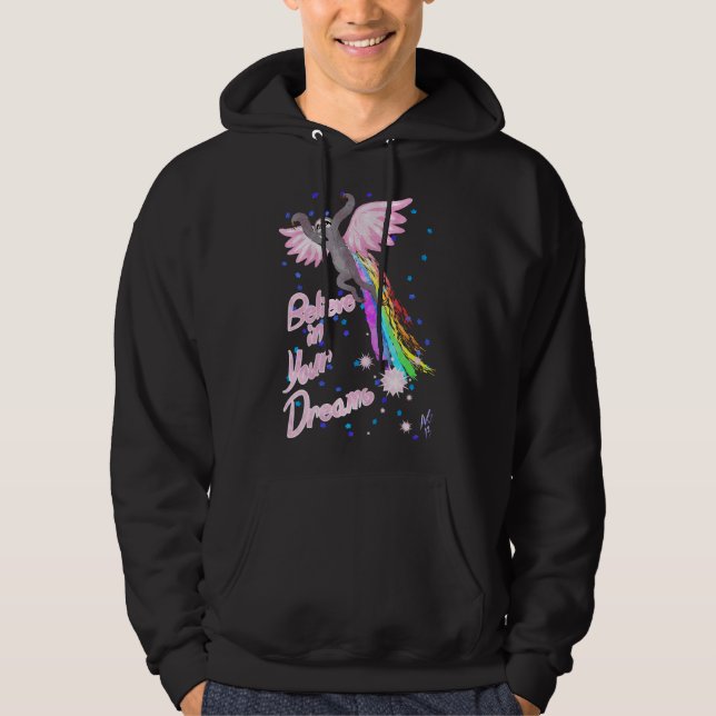 Glauben Sie an Ihre Träume Hoodie (Vorderseite)