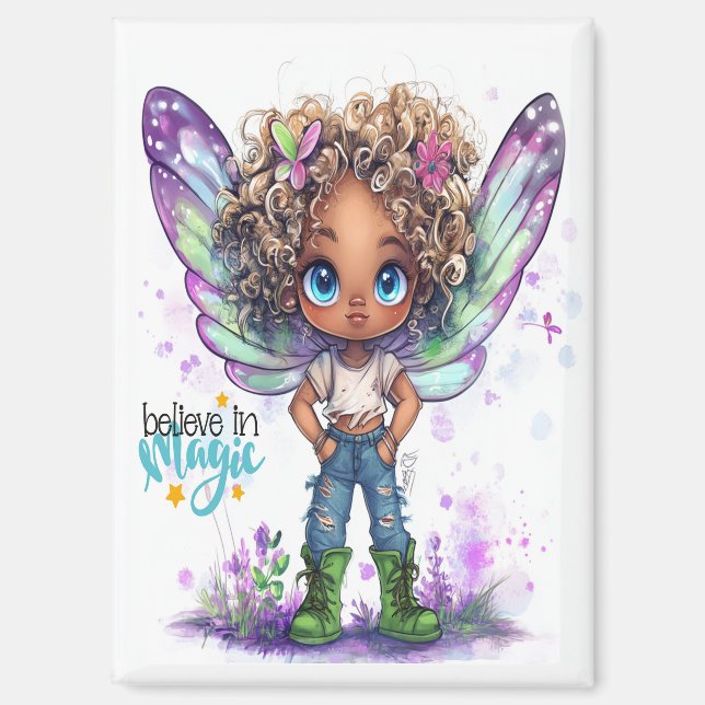 Glauben Sie an Magie Fairy Magnet (Vorderseite)
