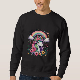 Glauben Sie an magische Einhorn-Regenbogenkinder G Sweatshirt
