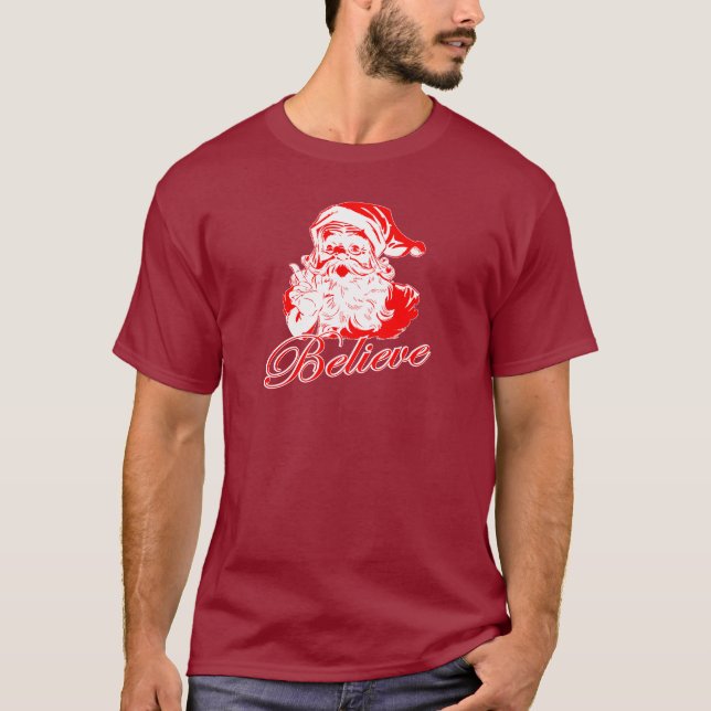 Glauben Sie an Sankt T-Shirt (Vorderseite)