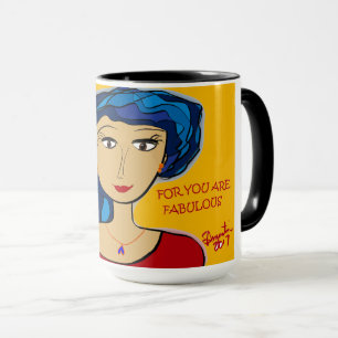 GLAUBEN SIE AN SELBST FÜR SIE SIND FABELHAFT TASSE