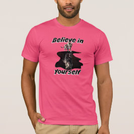 Glauben Sie an selbst - Kätzchen-Tiger-Shirt T-Shirt