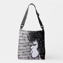 Glauben Sie an selbst Kreuz-Körper Tasche