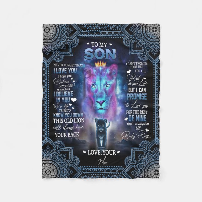 Glauben Sie an sich selbst ein großartiges Geschen Fleecedecke (Vorderseite)