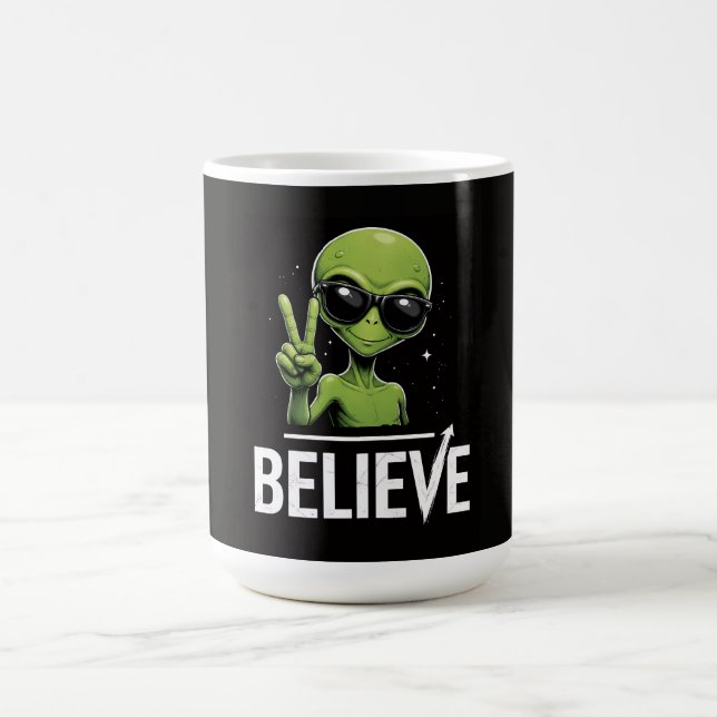 Glauben Sie an uns Kaffeetasse (Mittel)