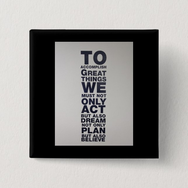 glauben Sie Button (Vorderseite)