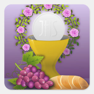 GLAUBEN SIE DEM EUCHARIST QUADRATISCHER AUFKLEBER
