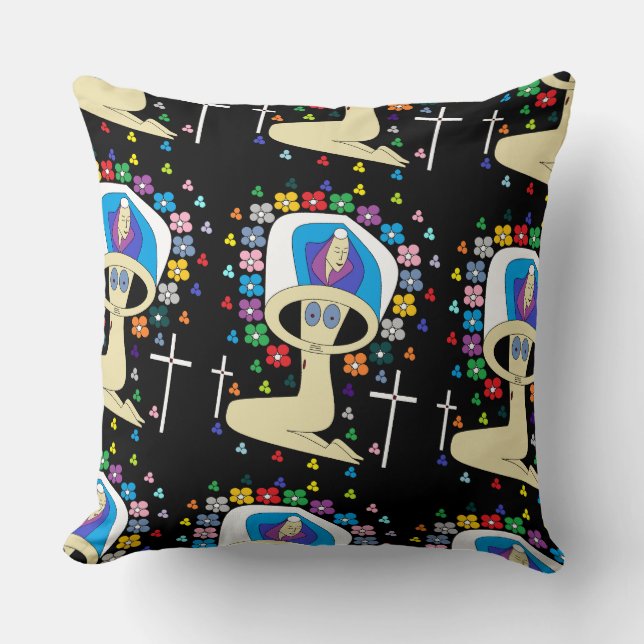 GLAUBEN SIE DER JUNGFRAU MARY KISSEN (Vorderseite)