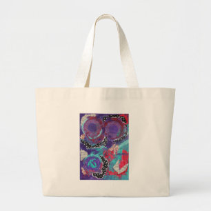 Glauben Sie der Musik? Eine Medien-Kunst-Farbe Jumbo Stoffbeutel