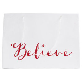 Glauben Sie Große Geschenktüte