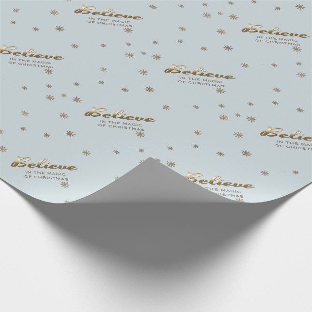 Glauben Sie. Individuelle Name-Geschenkpapier Geschenkpapier (Ecke)