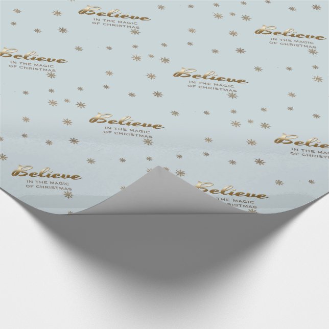 Glauben Sie. Individuelle Name-Geschenkpapier Geschenkpapier (Ecke)