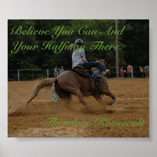 Glauben Sie können Poster