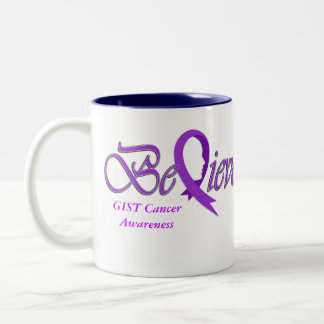 Glauben Sie "lila Tasse "