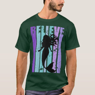 Glauben Sie Motivierend Meerjungfrau Mädchen Magis T-Shirt