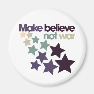 Glauben Sie nicht Krieg Magnet