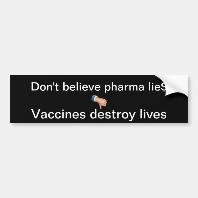 Glauben Sie nicht pharma Lügen Autoaufkleber (Vorne)