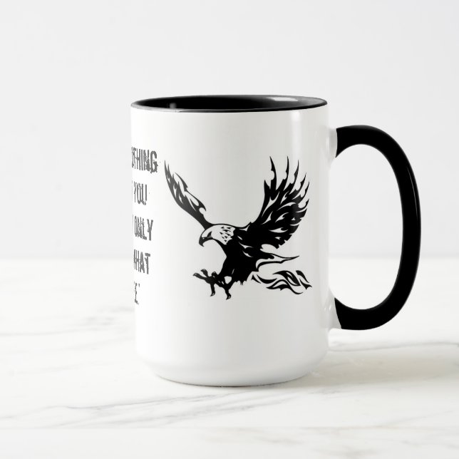 Glauben Sie nichts von, was Sie Tasse hören (Rechts)