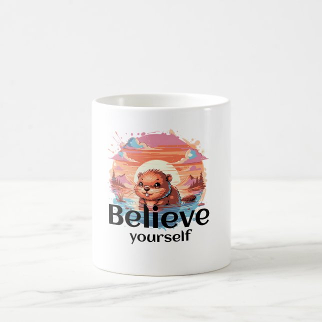 Glauben Sie sich die Kaffee-Tasse Kaffeetasse (Mittel)